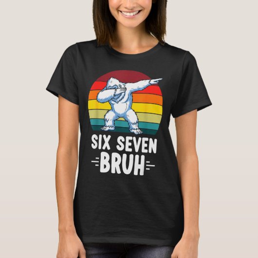 T-shirt 67 Animals Funny 67 Brainrot Youth Kids Yeti 67  (Devant)