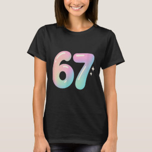 T-shirt 67 Aura Energy Alpha Argot Mème Internet 