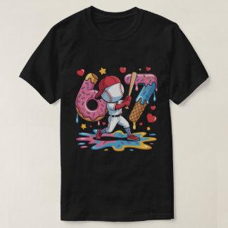 T-shirt 67 Baseball Meme Sweet Drip Art Donut and Ice Crea
