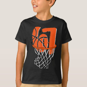 T-shirt 67 Basket-ball Six Seven 6 7 Meme Drôle 67 Basketb