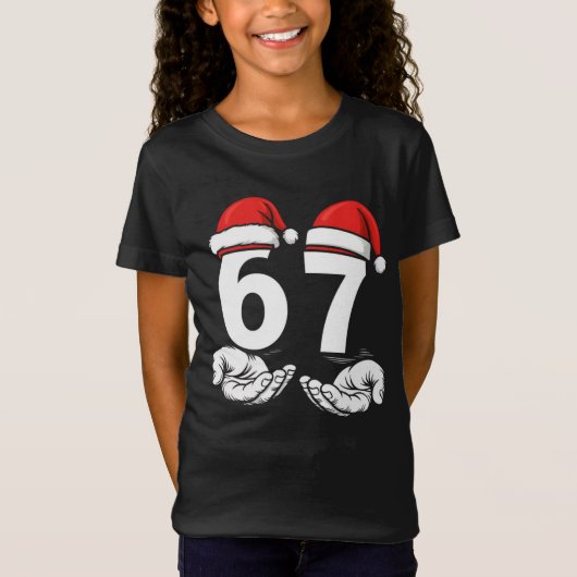 T-Shirt 67 Birthday six seven meme gift for kids (Devant)