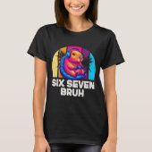 T-shirt 67 Capybara Funny Six Seven Bruh Capybara Video Ga (Devant)