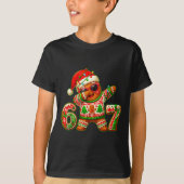 T-shirt 67 Christmas 6 7 Meme Gingerbread Man Xmas Pajamas (Devant)
