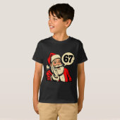 T-shirt 67 Christmas Funny Six Seven Meme Brainrot Santa C (Devant entier)