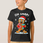 T-shirt 67 Christmas Oh Snap Gingerbreadman 6 7 Funny Meme (Devant)