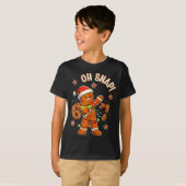 T-shirt 67 Christmas Oh Snap Gingerbreadman 6 7 Meme Xmas (Devant entier)