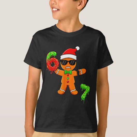 T-shirt 67 Christmas Oh Snap Gingerbreadman 6 7 Meme Xmas (Devant)