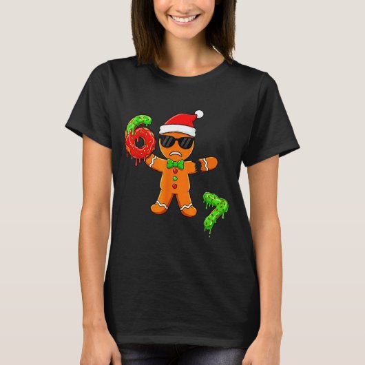 T-shirt 67 Christmas Oh Snap Gingerbreadman 6 7 Meme Xmas (Devant)