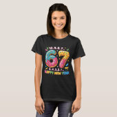 T-shirt 67 Countdown Happy New Year 2026 Funny Donut Numbe (Devant entier)
