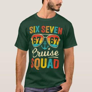 T-shirt 67 Cruise Squad 2025 Funny Kids Cruise Meme Matchi