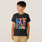 T-shirt 67 Days Of School Coquette Bow Students Teachers 1 (Devant entier)