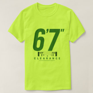 T-shirt 6'7" de dégagement