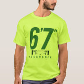 T-shirt 6'7" de dégagement (Devant)