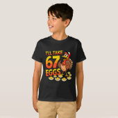 T-shirt 67 Deviled Eggs Lovers Thanksgiving Turkey 67 Funn (Devant entier)