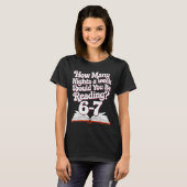 T-shirt 67 Enseignant Combien de Soirées Par Semaine Devri (Devant entier)