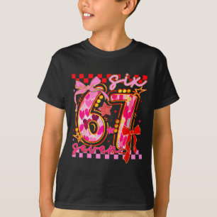 T-shirt 67 Fête de la Saint-Valentin 6 7 Mème Six Sept Fil