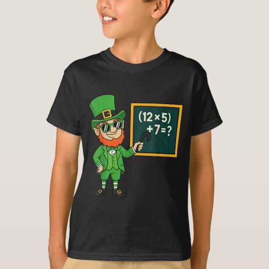 T-shirt 67 Funny St Patricks Day Math Teacher Meme Six Sev (Devant)
