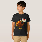 T-shirt 67 Funny Thanksgiving Turkey Meme Six Seven 6 7 Gi (Devant entier)