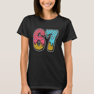 T-shirt 67 Glace Dégoulinante Mème Drôle Six Sept Générati