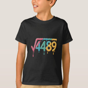 T-shirt 67 Glace Dégoulinante Mème Racine Carrée 4489 Argo