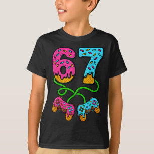 T-shirt 67 Glace Goutte Meme Joueur Six Sept Gen Alpha S
