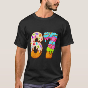 T-shirt 67 Glace qui Dégouline Mème Drôle Six Sept Générat