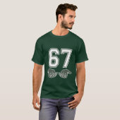 T-shirt 67 Hand Funny Six Seven Meme Generation Alpha (Devant entier)