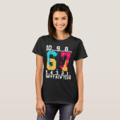 T-shirt 67 Happy New Year Six Seven Funny Countdown 2026  (Devant entier)