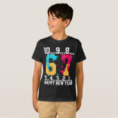 T-shirt 67 Happy New Year Six Seven Funny Countdown 2026 (Devant entier)
