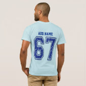 T-shirt 67 Jersey Personnalisé (Dos entier)
