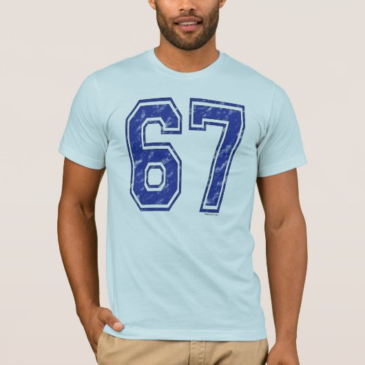 T-shirt 67 Jersey Personnalisé (Devant)