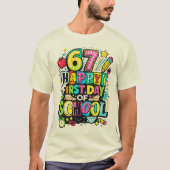 T-shirt 67 Joyeux premier jour d'école (Devant)