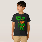 T-shirt 67 Leprechaun Six Seven Gen Meme Lucky Vibes St Pa (Devant entier)