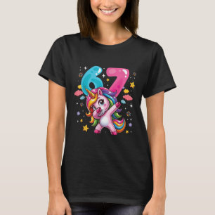 T-shirt 67 Licorne Mème Pour Filles Six Sept Mème Brainrot