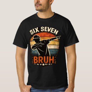 T-shirt 67 Meme 6 7 Nombres Dabbing Six Sept Mec