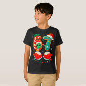 T-shirt 67 Meme Christmas Funny Alien Santa Six Seven Xmas (Devant entier)