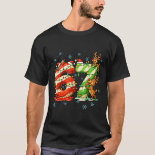 T-shirt 67 Meme de Noël 6 7 Nombres Six Sept Génération Z