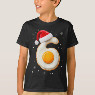 T-shirt 67 Meme Drôle Numéro 6 Œuf Bacon Costume de Noël C