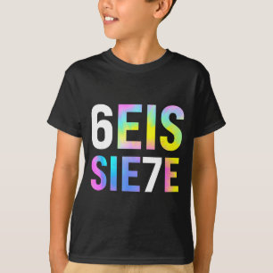 T-shirt 67 Mème espagnol Seis Siete Six Sept Drôle Spaniea