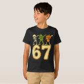 T-shirt 67 Meme Funny Halloween Numbers Six Seven Men Wome (Devant entier)