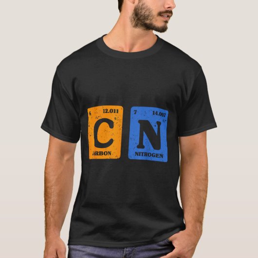 T-shirt 67 Meme Funny Teacher Science Periodic Table Retro (Devant)