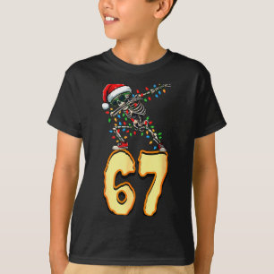 T-shirt 67 Meme Halloween 6 7 Nombres Six Sept Drôle Enfan