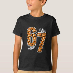 T-shirt 67 Meme Halloween 6 7 Nombres Six Sept Drôle Enfan