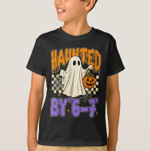 T-shirt 67 Meme Halloween Maison Hantée- Fantôme et Citrou