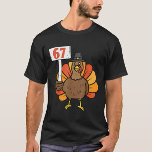 T-shirt 67 Meme Humour 6-7 Drôle Six Sept Action de Grâce