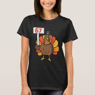 T-shirt 67 Meme Humour 6-7 Drôle Six Sept Action de Grâce