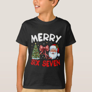 T-shirt 67 Mème Joyeux Six Sept Santa Coquette Drôle Chris