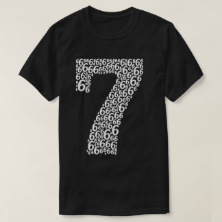 T-shirt 67 Mème Numéro Sept Fait de Six