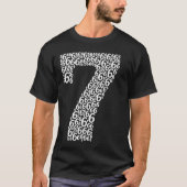 T-shirt 67 Mème Numéro Sept Fait de Six (Devant)