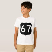 T-shirt 67 Meme Six Seven 6-7 Funny Internet Joke Viral Tr (Devant entier)